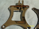 Suzuki GT750 stainless carb brackets